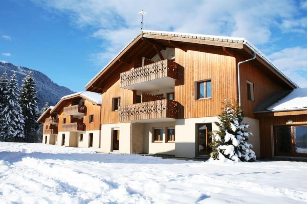 Appartement Rez-De-Chaussee, Cosy T3 4 A 6 Pers Avec Piscines Interieure & Exterieure A Samoens En Haute-Savoie מראה חיצוני תמונה