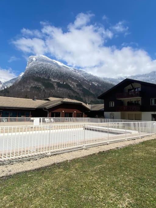Appartement Rez-De-Chaussee, Cosy T3 4 A 6 Pers Avec Piscines Interieure & Exterieure A Samoens En Haute-Savoie מראה חיצוני תמונה