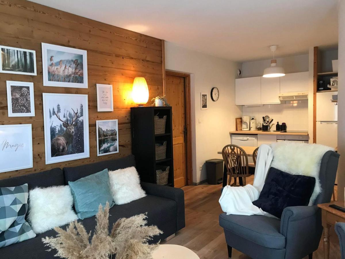 Appartement Rez-De-Chaussee, Cosy T3 4 A 6 Pers Avec Piscines Interieure & Exterieure A Samoens En Haute-Savoie מראה חיצוני תמונה